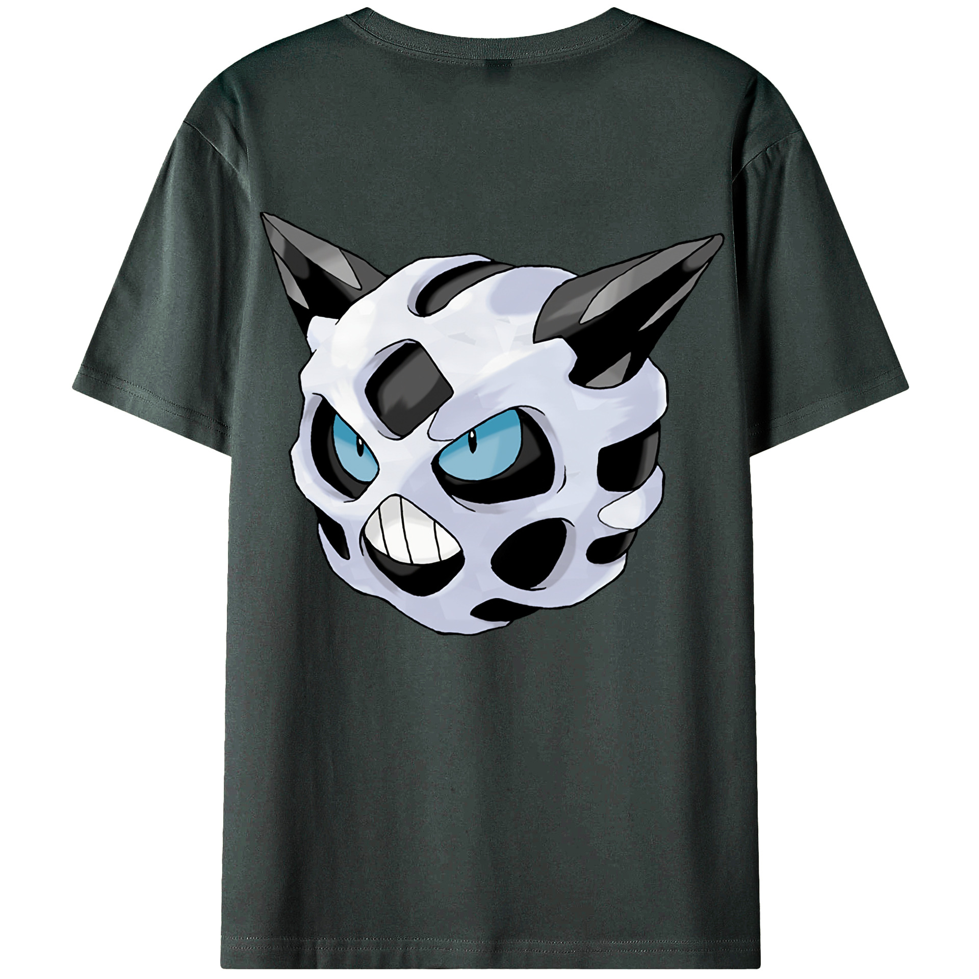 （画像用） ポケットモンスター Pokémon 綿100％ メンズ半袖Tシャツ（バックプリント） 通気性
